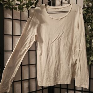 Eddie Bauer Women's Off-White Long Sleeve Top